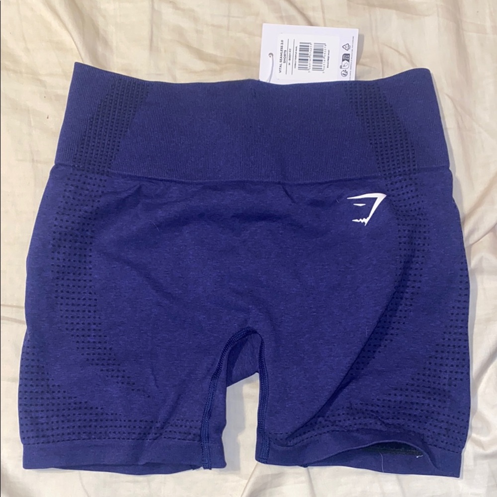 Women's Gymshark Blue Gym Shorts